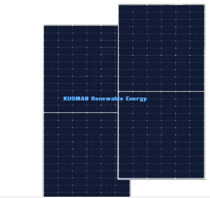 Solarmodule Schwarz Solarmodul N-Typ 415 Watt Kundenspezifisches Panel