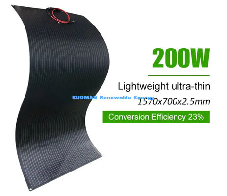 Langlebiges 200W flexibles Solarpanel für autarkes Leben