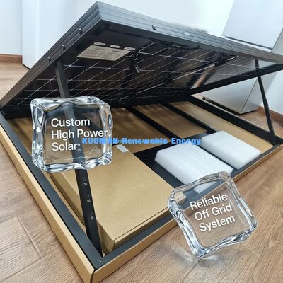 Hochleistungs-Solarpanel mit verstärktem Aluminiumrahmen und IP65-Wetterbeständigkeit