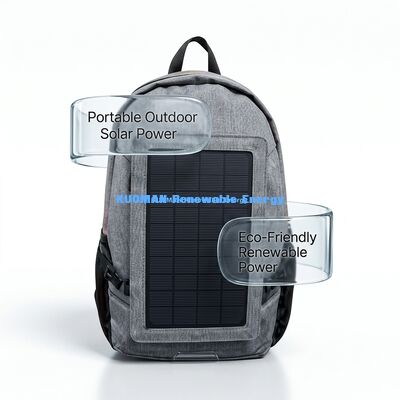 55W Leichter wetterfester Solarladegerät - Tragbares Solarpanel zum Rucksackwandern und Trekking