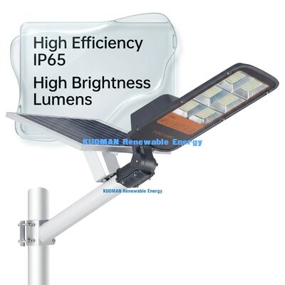 Hohe Helligkeit 180LM/W LED Solarstraßenlaterne mit monokristallinem Panel & IP65 Wasserdichtigkeit
