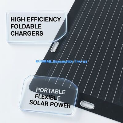 50W Monokristallines Flexibles Solarpanel mit einfacher Abzieh- und Klebe-Rückseite für Outdoor-Abenteuer