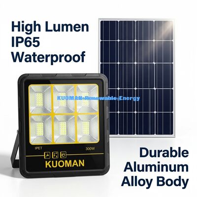IP65 Wasserdicht 200W-400W Solarflutlicht mit 15000LM High Lumen LED Solar Gartenflutlicht