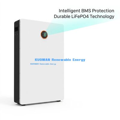48V 200Ah LiFePO4-Batterie für die Speicherung von Batterien zu Hause mit 10.000 Zyklen und Echtzeitüberwachung