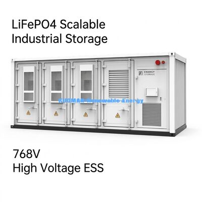 215 KWh kommerzielle ESS-Batterie Lithium-Ionen-Energiespeichersystem mit 10.000 Zyklen