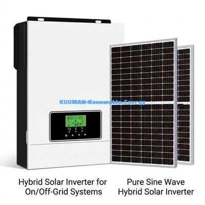 24V Off-Grid Wechselrichter mit 80A MPPT Solarladegerät App-Steuerung und reiner Sinuswelle für netzunabhängige Solaranlagen