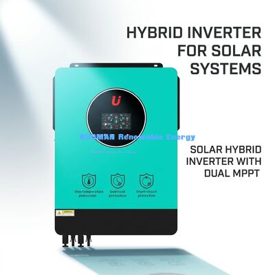 10 kW Hybrid-Solarumrichter mit 98% Effizienz und dreifacher Schutz für On/Off-Grid-Systeme