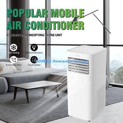 Niedriger Lärm 36 dB Klimaanlage, 12h Timer Breitspannung Tragbarer Kühlventilator für Schlafzimmer