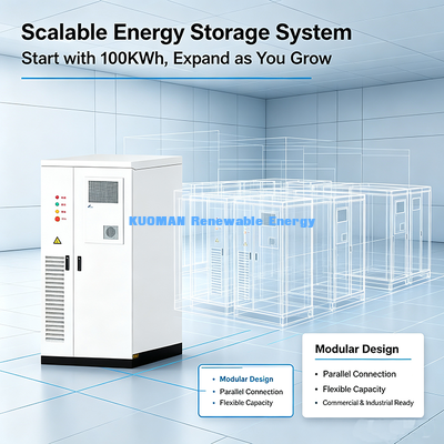 100kWh kommerzielle ESS Batterie. 50kW LiFePO4 Energiespeicher für die Fabrik.