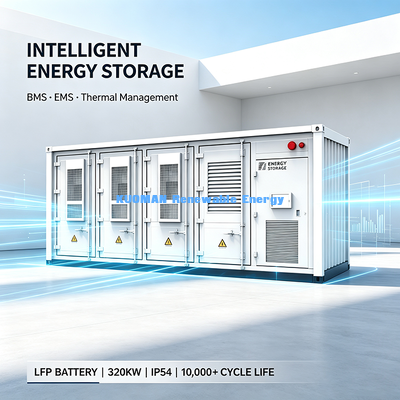 Langlebigkeit 8000-Zyklus-Container Batterie-Speicher an Ort und Stelle erneuerbare kommerzielle LFP ESS Lösung
