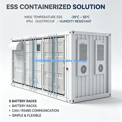 3.5 Tonnen Container-Energiespeicher 12192mm Größe Großkapazität Industriebatterie ESS