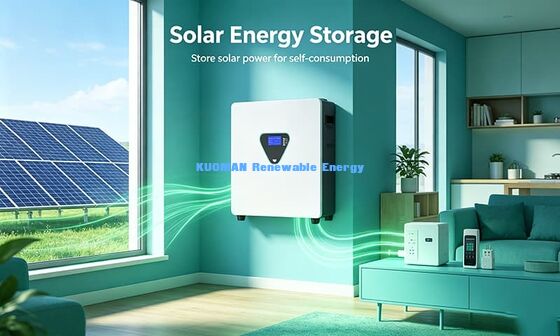 Wandmontiertes Smart Stackable 25,6V 205Ah Energiespeichersystem 51.2V 205Ah für Heim- und Gewerbezwecke