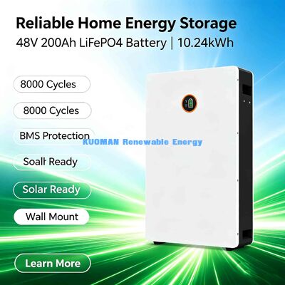 15kWh 48V 300Ah LiFePO4 Wandbatterie für Zuhause