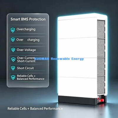Hybrid-Solar-System Stackbare Lithiumbatterien mit 48 V-Ladung über Solarzellen oder Dieselgeneratoren