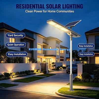 All In One Solar LED Street Light 30W Monocrystalline Solar Panel IP65 Solar Lamp for Rural Roads