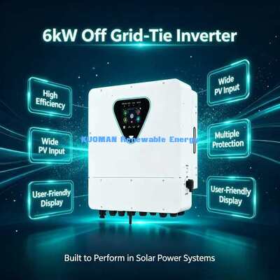 6KW 2 MPPT Solarhybrid-Stromumrichter Stromwandler WiFi Fernüberwachung