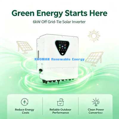 6KW Hybrid-PV-Wechselrichter mit 2 unabhängigen AC-Ein- und Ausgängen für Solarenergiesysteme