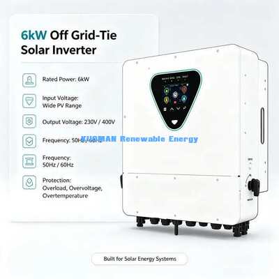 All-in-One 6KW Solar Hybrid Wechselrichter Ladegerät Off-Grid Notstromversorgung