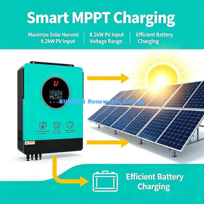 8200W Hybrid Solar Inverter Surge Power 16400W 50/60Hz Auto Frequency Adapt