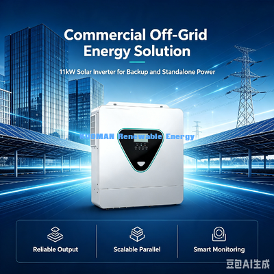 11KVA Off-Grid Solar Inverter PV-Eingang 500V Max Dual AC-Ausgang Solarhybrid-Inverter
