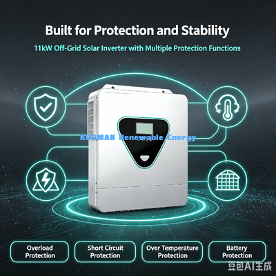 48V 11KW Off-Grid Solar-Wechselrichter unterstützt LiFePO4-Batterie RS485-Kommunikation Parallelanschluss