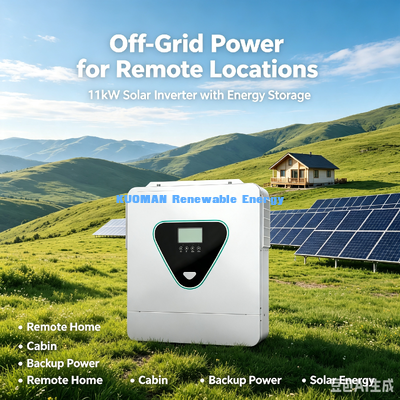 48V Batterie 11KW Off-Grid Solarwechselrichter Überladung Überlast Kurzschluss Voller Schutz
