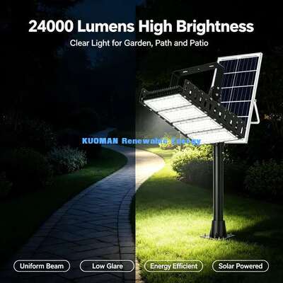 200W Hochleistungs-Solar-LED-Modul-Flutlicht IP65 -40℃~+55℃ Arbeitstemperatur Außen-Tunnelbeleuchtung
