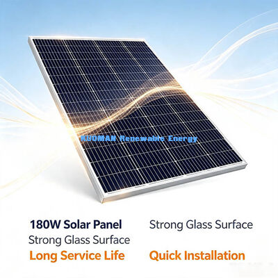 Off-Grid 200-210 Watt monokristallines Solarpanel, 700V maximale Systemspannung sicheres Solarpanel für Zuhause