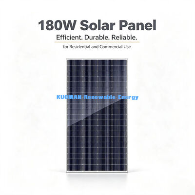 Strom für Wohnwagen, Boote und Wohnmobile: Zuverlässiges monokristallines Off-Grid-Solarpanel von 180 bis 190 Watt