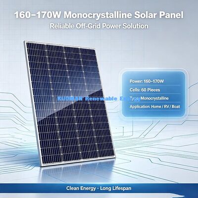 IEC/UL-zertifiziertes 160‐170W Mono-PV-Solarpanel für Wohnzimmer