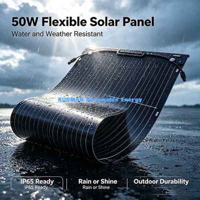 50 Watt langlebige flexible faltbare Solarzelle, Solarmodul mit geringer Leistungsauslastung für den Einsatz in Seefahrzeugen und Wohnmobilen außerhalb des Netzes