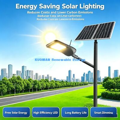CO2-arme intelligente LED-Straßenlaterne | Intelligente Zeitplanung, energiesparende städtische Straßenbeleuchtung