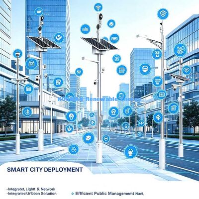 Smarte Solarturm 02 | Solarbetriebener integrierter IoT-Mast für Parks, Dörfer und öffentliche Bereiche
