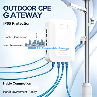 Solarbetriebene Multi-Funktion Smart Pole, WiFi AP, LED-Licht, Kamera, Lautsprecher und LCD-Display