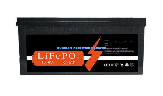 KM New Energy 12V 300Ah Lithium-Batterie Tiefentladung 8000 Zyklen Kundenspezifische Batterie