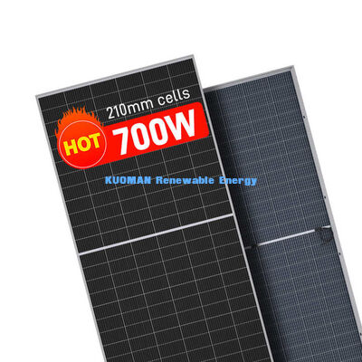 700W Monokristallines Solarpanel IP65 Wetterfest PV-Modul 1722x1134x30mm