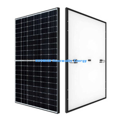 N-Typ Solarpanel Schwarz 415W mit 22% Wirkungsgrad und eloxiertem Aluminiumrahmen