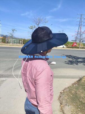 KM Neue faltbare, tragbare, wiederaufladbare Sonnenkappe