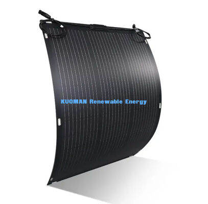 100 Watt 360 Grad biegsames flexibles Solarpanel IP68 wasserdicht für Boot Yacht Dach Zelt Auto