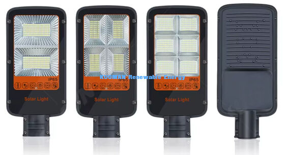 Doppelarmige wasserdichte Solarkennleuchte 100W-500W Kundenspezifische Solar-LED-Leuchte für Garten und Straße