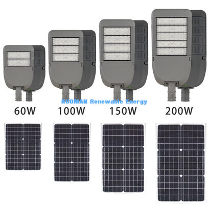 50W IP65 Wasserdichte Aluminium Solar-Straßenlaterne mit LED-Technologie für die Außenbeleuchtung von Straßen