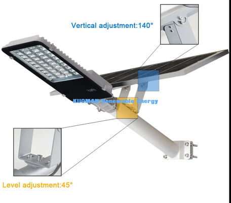 IP65 Wasserdichte Solar LED Straßenleuchte 100-500W Anpassbar mit 2700-6000K CCT für Garten- und Straßenbeleuchtung