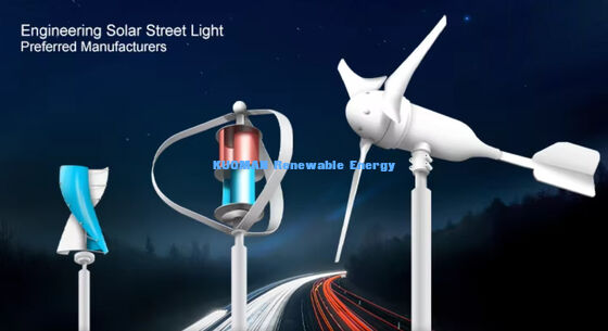 100W-200W Wind-Solar-Hybrid-Straßenleuchte mit IP65-Wasserdichtheit und 12 Stunden*365 Tage Arbeitszeit für Off-Grid-Straßen