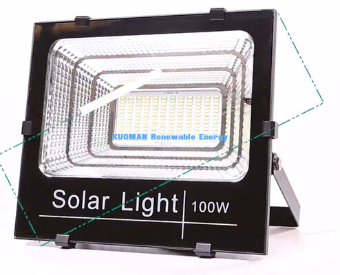 120Lm/W Hochleistungs-Solarflutlicht mit IP65 Wasserdichtigkeit und 50W-300W Leistung für Außenparkplätze