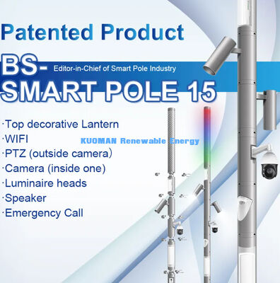 intelligente Solar-WLAN-Stadtsensoren für den Außenbereich, intelligente Straßenlaternenmasten