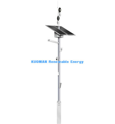 Intelligenter Solarstraßenlaternenmast mit LCD-Display, Fernbedienung und 50.000 Stunden Lebensdauer