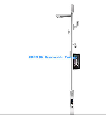 Smart LED Street Light mit Fernbedienung 50000 Stunden Lebensdauer und 4G PTZ IP Kamera für Smart City Beleuchtungsmast