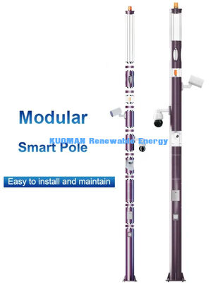 Intelligente Systemsteuerung LED-Schirm Außenbeleuchtungspfahl Intelligente Fernleuchten-Pfahl