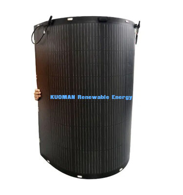 100W Flexibles Solarpanel für Dachboote mit Kabeln Solarpanel-Anbieter