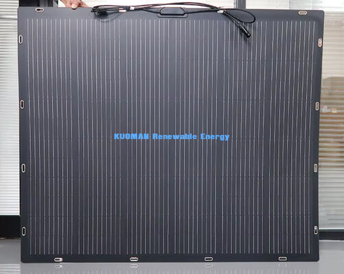 100W Flexibles Solarpanel für Dachboote mit Kabeln Solarpanel-Anbieter